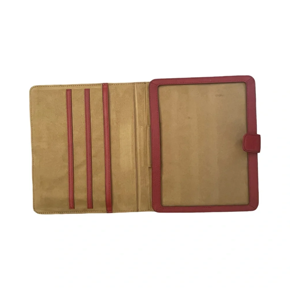 Fossil Red Leather Tablet Cover